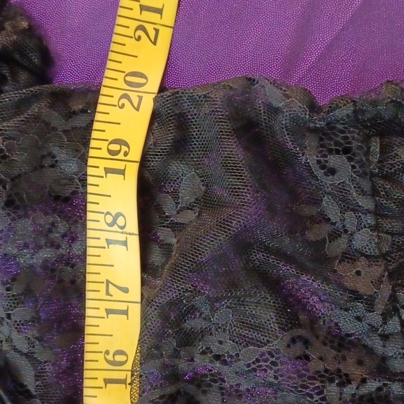 DOLLSKILL WIDOW XXL FORLORN LOVLINESS LACE SHEER TIERED MINI DRESS BLACK - Picture 8 of 15